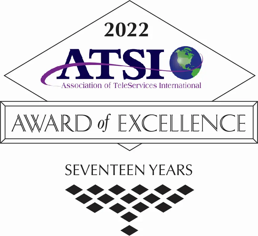 Winners of the ATSI Award Of Excellence 17 Years in a Roll