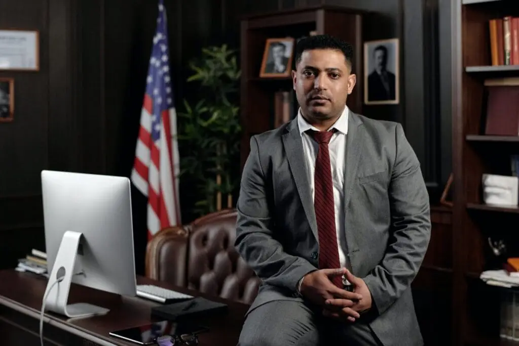Image: Lawyer in office