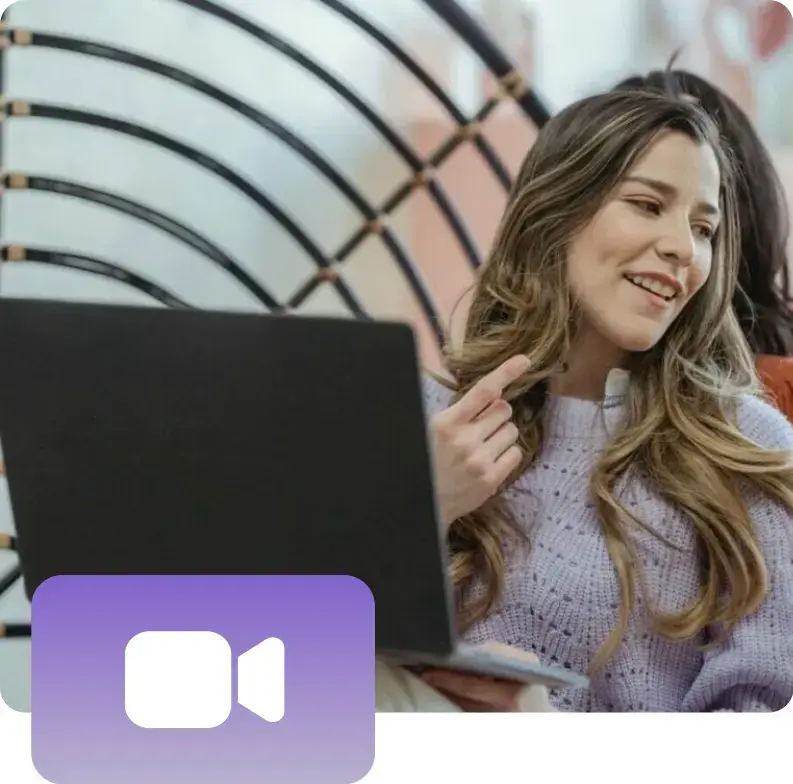 Virtual Receptionist on Computer